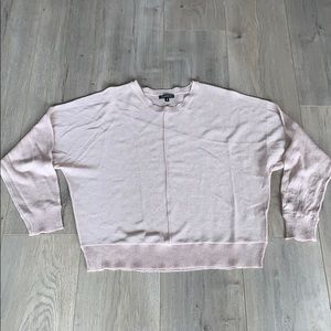 Dynamite Blush Pink Sheer Top Medium